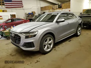 2022 Audi Q8 Premium with VIN WA1AVBF16ND019115, listed as a Copart auction lot 76989333 with 15,912 mi miles and . Bid and sale history available at DreamBid. Image 1.