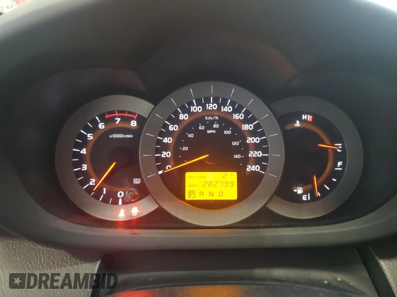 2006 Toyota RAV4 Sport with VIN JTMBK32V266000181, listed as a Copart auction lot 51006215 with 282,799 mi miles and Salvage Title. Bid and sale history available at carsss.com. Image 9.