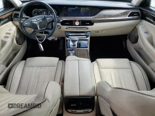 2019 Genesis G90 Premium z VIN KMTF34JA6KU061768, wystawiony jako Copart lot #55164035 z przebiegiem 35 041 mil mil oraz Czysty tytuł • Clean title. Historia ofert i sprzedaży dostępna na DreamBid. Obrazek 8.