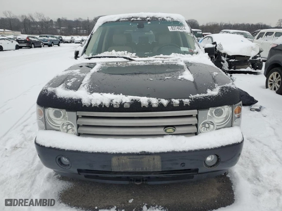 2005 Land Rover Range Rover HSE with VIN SALME11435A187612, listed as a Copart auction lot 83746314 with 0 mi miles and Clean Title. Bid and sale history available at carsss.com. Image 5.