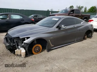 2019 Infiniti Q60 Red Sport 400 z VIN JN1FV7EL1KM440878, wystawiony jako Copart lot #58467105 z przebiegiem 41 519 mil mil oraz Szkoda całkowita • Salvage title. Historia ofert i sprzedaży dostępna na DreamBid. Obrazek 1.