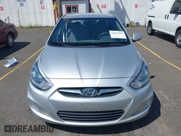 2012 Hyundai Accent GLS with VIN KMHCU4AEXCU241639, listed as a IAAI auction lot 42327411 with 108,939 mi miles and . Bid and sale history available at DreamBid. Image 13.