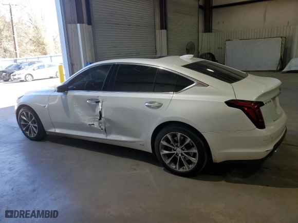 2021 Cadillac CT5 Premium Luxury with VIN 1G6DN5RK5M0146553, listed as a Copart auction lot 42398275 with 36,559 mi miles and Salvage Title. Bid and sale history available at carsss.com. Image 2.