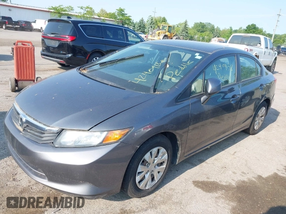 2012 Honda Civic LX z VIN 19XFB2F58CE102273, wystawiony jako IAAI lot #42409158 z przebiegiem 178 381 mil mil oraz . Historia ofert i sprzedaży dostępna na DreamBid. Obrazek 2.