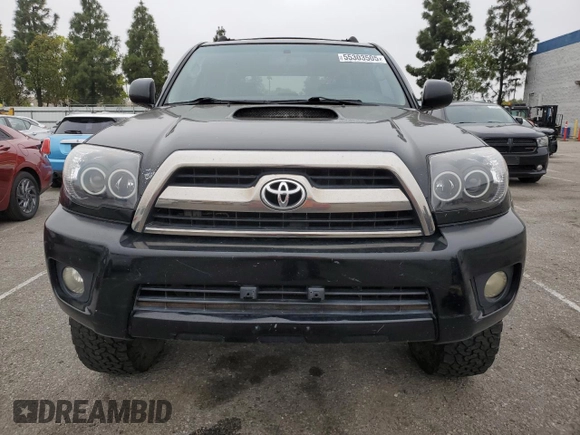 2007 Toyota 4Runner SR5 with VIN JTEZU14R370095895, listed as a Copart auction lot 55303505 with 256,614 mi miles and Clean Title. Bid and sale history available at carsss.com. Image 5.