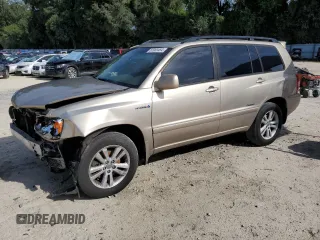 2007 Toyota Highlander Hybrid w/3rd Row with VIN JTEDW21A670021928, listed as a Copart auction lot 63969494 with 289,457 mi miles and Salvage Title. Bid and sale history available at carsss.com. Image 1.