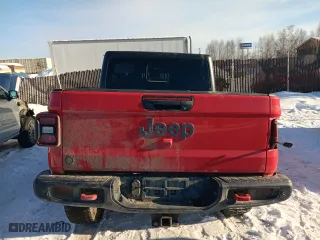 2020 Jeep Gladiator Rubicon with VIN 1C6JJTBG0LL138631, listed as a Copart auction lot 46883035 with 58,067 mi miles and Salvage Title. Bid and sale history available at carsss.com. Image 6.