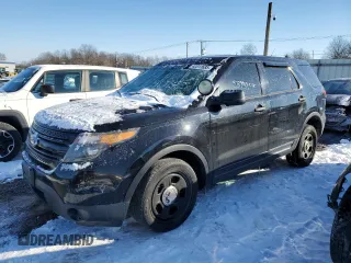 2013 Ford Utility Police Interceptor with VIN 1FM5K8AR8DGB16051, listed as a Copart auction lot 42011685 with 194,414 mi miles and Clean Title. Bid and sale history available at carsss.com. Image 1.