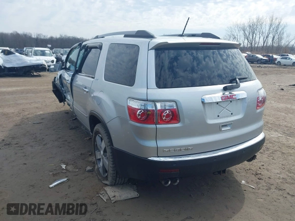 2011 GMC Acadia SLT1 with VIN 1GKKRRED6BJ208108, listed as a IAAI auction lot 41757852 with 114,157 mi miles. Bid and sale history available at carsss.com. Image 3.