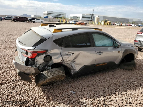 2024 Subaru Crosstrek Wilderness with VIN 4S4GUHU62R3778422, listed as a Copart auction lot 43274945 with 6,865 mi miles and Salvage Title. Bid and sale history available at carsss.com. Image 3.