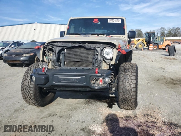 2017 Jeep Wrangler Unlimited Rubicon Recon with VIN 1C4BJWFG9HL586169, listed as a Copart auction lot 80454624 with 174,987 mi miles and Salvage title. Bid and sale history available at DreamBid. Image 5.