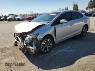 2015 Honda Civic Sedan EX with VIN 19XFB2F81FE200298, listed as a Copart auction lot 50373225 with 128,805 mi miles and Salvage Title. Bid and sale history available at carsss.com. Image 1.