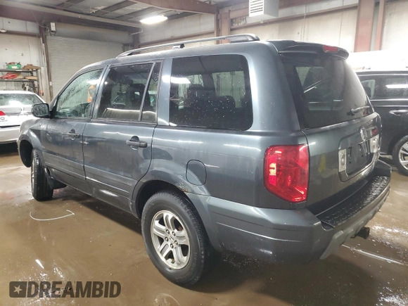 2005 Honda Pilot EX with VIN 5FNYF18445B023353, listed as a Copart auction lot 52409725 with 151,078 mi miles and Salvage Title. Bid and sale history available at DreamBid. Image 2.