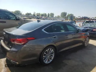 2017 Genesis G80 3.8L with VIN KMHGN4JE1HU203917, listed as a Copart auction lot 71971464 with 67,101 mi miles and Salvage Title. Bid and sale history available at carsss.com. Image 3.
