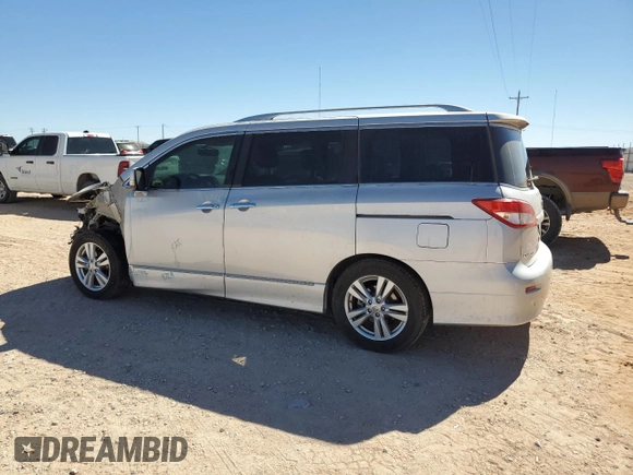 2014 Nissan Quest SV z VIN JN8AE2KP3E9100936, wystawiony jako Copart lot #46154645 z przebiegiem 129 084 mil mil oraz Szkoda całkowita • Salvage title. Historia ofert i sprzedaży dostępna na DreamBid. Obrazek 2.