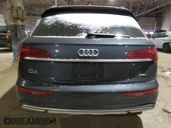 2021 Audi Q5 Premium Plus z VIN WA1BAAFY7M2065358, wystawiony jako Copart lot #55590775 z przebiegiem 38 070 mil mil oraz Czysty tytuł • Clean title. Historia ofert i sprzedaży dostępna na DreamBid. Obrazek 6.