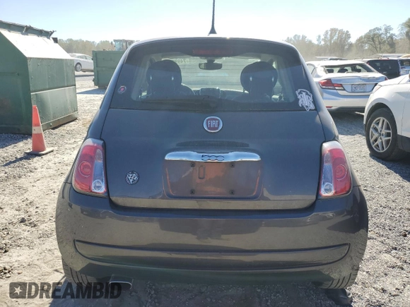 2016 FIAT 500 Pop with VIN 3C3CFFAR8GT246162, listed as a Copart auction lot 74995164 with 90,346 mi miles and Salvage title. Bid and sale history available at DreamBid. Image 6.