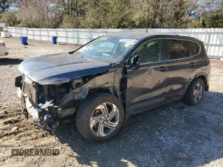 2021 Hyundai Santa Fe SE with VIN 5NMS14AJ2MH320804, listed as a Copart auction lot 89352445 with 81,529 mi miles and Salvage Title. Bid and sale history available at carsss.com. Image 1.