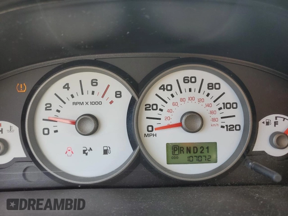 2007 Ford Escape XLS with VIN 1FMYU02Z27KB99534, listed as a Copart auction lot 66872184 with 107,072 mi miles and Salvage Title. Bid and sale history available at carsss.com. Image 9.