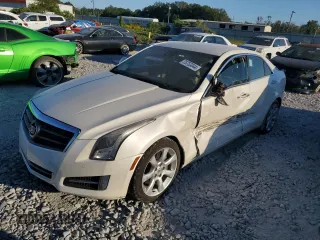 2013 Cadillac ATS Performance with VIN 1G6AC5SX6D0130621, listed as a Copart auction lot 75755044 with 98,631 mi miles and Salvage Title. Bid and sale history available at carsss.com. Image 1.