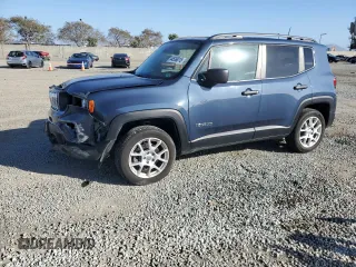 2019 Jeep Renegade Upland z VIN ZACNJBAB1KPK69035, wystawiony jako Copart lot #44539015 z przebiegiem 42 621 mil mil oraz Szkoda całkowita • Salvage title. Historia ofert i sprzedaży dostępna na DreamBid. Obrazek 1.