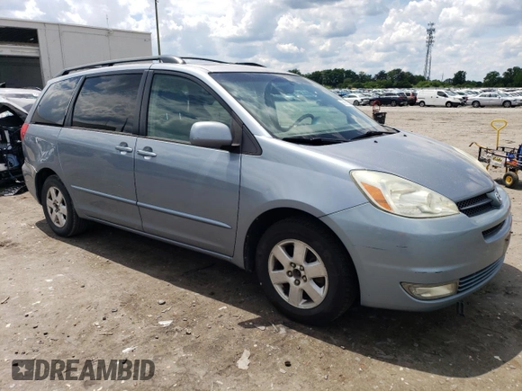 2004 Toyota Sienna XLE z VIN 5TDZA22C74S049299, wystawiony jako Copart lot #55959205 z przebiegiem 237 599 mil mil oraz Szkoda całkowita • Salvage title. Historia ofert i sprzedaży dostępna na DreamBid. Obrazek 4.