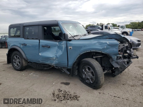 2021 Ford Bronco z VIN 1FMEE5BP8MLA68271, wystawiony jako Copart lot #72126884 z przebiegiem 36 942 mil mil oraz Szkoda całkowita • Salvage title. Historia ofert i sprzedaży dostępna na DreamBid. Obrazek 4.