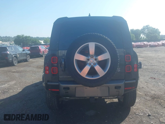 2025 Land Rover Defender X-Dynamic SE with VIN SALE2EEU0S2368249, listed as a IAAI auction lot 42546020 with 5,025 mi miles and . Bid and sale history available at DreamBid. Image 16.