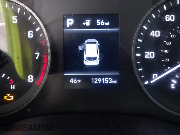 2019 Hyundai Tucson SE with VIN KM8J2CA49KU881841, listed as a IAAI auction lot 41099575 with 129,153 mi miles. Bid and sale history available at carsss.com. Image 15.