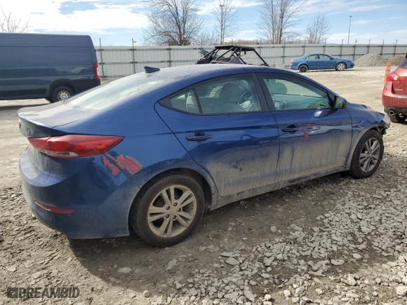 2017 Hyundai Elantra SE with VIN 5NPD84LF4HH000311, listed as a Copart auction lot 48978055 with 223,775 mi miles and Non Repairable. Bid and sale history available at carsss.com. Image 3.