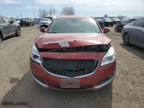 2014 Buick Regal Premium I with VIN 2G4GN5EX7E9317642, listed as a Copart auction lot 48633935 with 94,931 mi miles and Salvage Title. Bid and sale history available at carsss.com. Image 5.