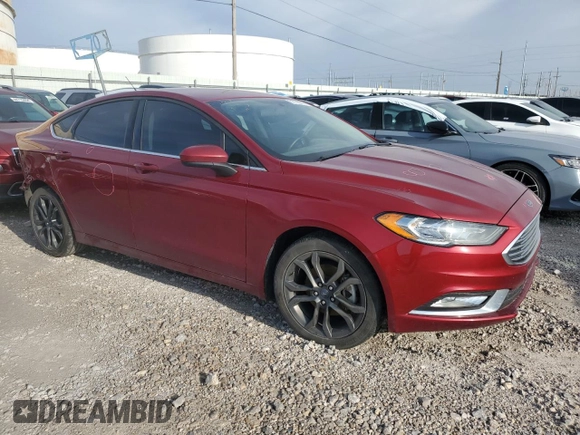 2018 Ford Fusion SE with VIN 3FA6P0H71JR240222, listed as a Copart auction lot 51106635 with 62,778 mi miles and Salvage Title. Bid and sale history available at carsss.com. Image 4.