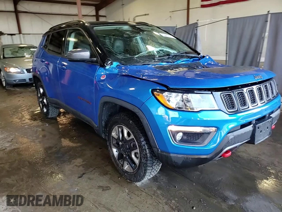2017 Jeep Compass Trailhawk z VIN 3C4NJDDB1HT689633, wystawiony jako Copart lot #63426175 z przebiegiem 63 209 mil mil oraz Szkoda całkowita • Salvage title. Historia ofert i sprzedaży dostępna na DreamBid. Obrazek 14.