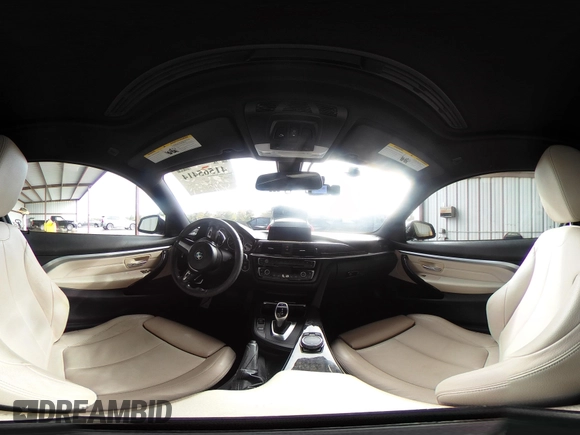 2015 BMW 4 Series 435i with VIN WBA3R1C59FK194649, listed as a IAAI auction lot 41565414 with 123,702 mi miles and . Bid and sale history available at DreamBid. Image 18.