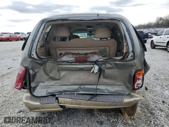2001 Ford Windstar SEL with VIN 2FMZA534X1BA47029, listed as a Copart auction lot 44507505 with 129,346 mi miles and Salvage Title. Bid and sale history available at carsss.com. Image 6.