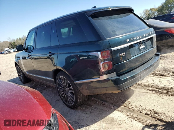 2021 Land Rover Range Rover z VIN SALGS5SE4MA437829, wystawiony jako Copart lot #48587515 z przebiegiem 49 304 mil mil oraz Szkoda całkowita • Salvage title. Historia ofert i sprzedaży dostępna na DreamBid. Obrazek 2.