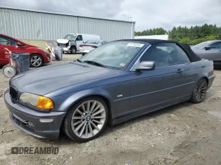 2003 BMW 3 Series 330Ci with VIN WBABS53483JU98376, listed as a Copart auction lot 74198354 with 182,729 mi miles and Clean Title. Bid and sale history available at carsss.com. Image 1.