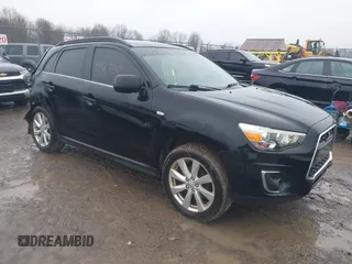 2014 Mitsubishi Outlander Sport SE with VIN 4A4AR4AU3EE012813, listed as a IAAI auction lot 41965067 with 146,236 mi miles. Bid and sale history available at carsss.com. Image 1.