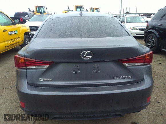 2017 Lexus IS 200t with VIN JTHBA1D23H5060486, listed as a IAAI auction lot 41545043 with 72,713 mi miles and . Bid and sale history available at DreamBid. Image 16.