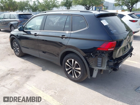 2024 Volkswagen Tiguan S with VIN 3VVRB7AX4RM201384, listed as a IAAI auction lot 42401212 with 11,986 mi miles and . Bid and sale history available at DreamBid. Image 3.