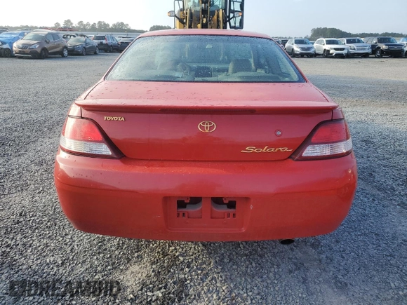 2001 Toyota Solara SE with VIN 2T1CF28PX1C529987, listed as a Copart auction lot 43349905 with 109,523 mi miles and Salvage Title. Bid and sale history available at carsss.com. Image 6.