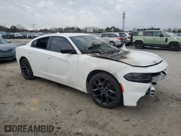 2023 Dodge Charger SXT with VIN 2C3CDXBG1PH572080, listed as a Copart auction lot 50747305 with 0 mi miles and Salvage Title. Bid and sale history available at carsss.com. Image 4.