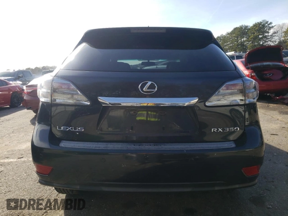 2010 Lexus RX 350 with VIN 2T2ZK1BAXAC025777, listed as a Copart auction lot 45838745 with 135,159 mi miles and Salvage Title. Bid and sale history available at carsss.com. Image 6.