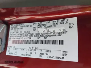 2015 Ford Escape SE with VIN 1FMCU0G72FUC31709, listed as a IAAI auction lot 42135657 with 157,952 mi miles. Bid and sale history available at carsss.com. Image 9.