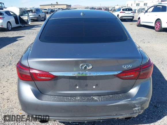 2019 Infiniti Q50 3.0t LUXE with VIN JN1EV7AP9KM516769, listed as a IAAI auction lot 41836255 with 40,017 mi miles. Bid and sale history available at carsss.com. Image 16.