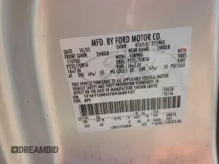 2006 Ford Escape Hybrid с VIN 1FMYU96H76KB49197, выставлен на аукционе Copart как лот 60895845 с пробегом 192 726 миль миль и Чистый • Clean title. История ставок и продаж доступна на DreamBid. Изображение 12.