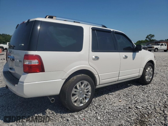 2011 Ford Expedition Limited with VIN 1FMJU1K59BEF09268, listed as a Copart auction lot 58311625 with 133,839 mi miles and Salvage title. Bid and sale history available at DreamBid. Image 3.