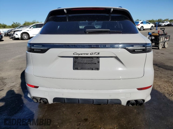 2021 Porsche Cayenne GTS with VIN WP1AG2AY3MDA34642, listed as a Copart auction lot 67523994 with 23,348 mi miles and Salvage title. Bid and sale history available at DreamBid. Image 6.
