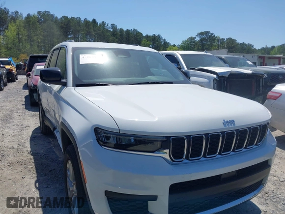 2023 Jeep Grand Cherokee Laredo with VIN 1C4RJKAG4P8884547, listed as a IAAI auction lot 41987068 with 46,879 mi miles and . Bid and sale history available at DreamBid. Image 1.