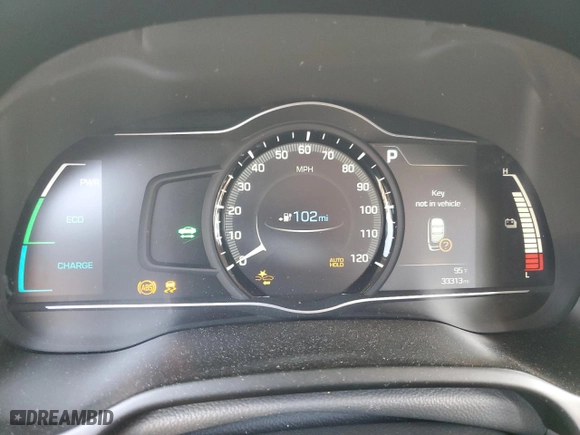 2019 Hyundai Ioniq Electric Limited with VIN KMHC05LH6KU033457, listed as a Copart auction lot 74281884 with 33,313 mi miles and Salvage Title. Bid and sale history available at carsss.com. Image 9.
